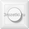 [AS5544.03VWW] Роторный LED диммер с роторным ВКЛ/ВЫКЛ, Блестящий дуропласт (устойчив к механическим повреждениям), <Jung>