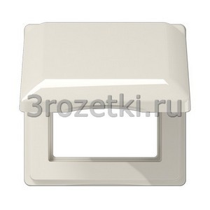 3rozetki.ru - Jung - [AS581BFKL] Откидная крышка 80,5 x 80,5 мм (с возвратной пружиной), Термопласт (ударопрочный) блестящий, слонова.