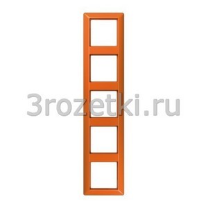 3rozetki.ru - Jung - [AS585BFO] Рамка, Термопласт (ударопрочный) блестящий, 5-ная.