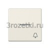 [AS591KO5K] Клавиша с символом «звонок» и окошком, Блестящий дуропласт (устойчив к механическим повреждениям), с <Jung>