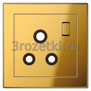 3rozetki.ru - Jung - [BS2171-15VGOPL] Крышка (полная плата), Металлическое исполнение, имитация золота.