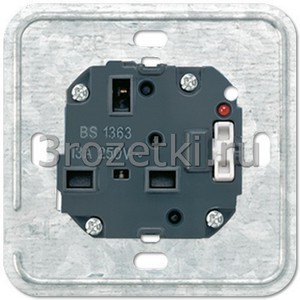 3rozetki.ru - Jung - [BS2171KOEINS] Switched socket insert British Standard 1363, с индикатором.