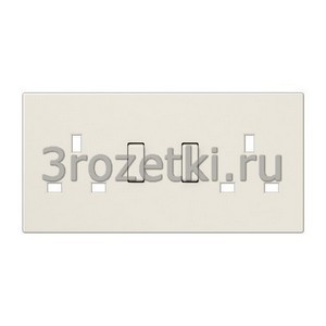 3rozetki.ru - Jung - [BS2172PL] Накладка, Блестящий дуропласт (устойчив к механическим повреждениям), слоновая кость.