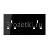 [BS2172SWPL] Накладка, Блестящий дуропласт (устойчив к механическим повреждениям), чёрный <Jung>