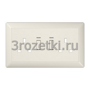 3rozetki.ru - Jung - [BS2172VKOPL] Крышка (полная плата), Блестящий дуропласт (устойчив к механическим повреждениям), слоновая кость.