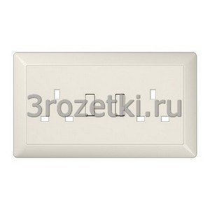 3rozetki.ru - Jung - [BS2172VPL] Крышка (полная плата), Блестящий дуропласт (устойчив к механическим повреждениям), слоновая кость.