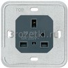 [BS2521EINS] Socket insert British Standard 1363, без выключателя <Jung>