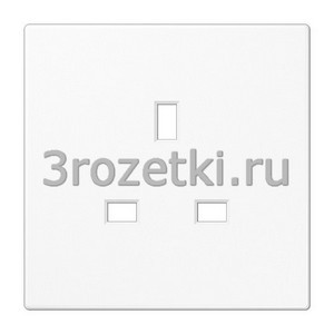 3rozetki.ru - Jung - [BS2521WWPL] Накладка, Блестящий дуропласт (устойчив к механическим повреждениям), белый.