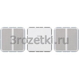 3rozetki.ru - Jung - [BTCCD528WW] Bluetooth Connect, stereo set, с белым дисплеем, динамик белый.