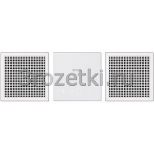 3rozetki.ru - Jung - [BTCLS928WW] Bluetooth Connect, stereo set, с белым дисплеем, динамик белый.