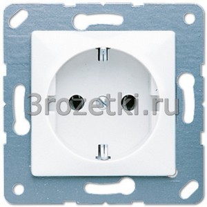 3rozetki.ru - Jung - [CD121WW]  SCHUKO-розетка 16A 250V~ белая.