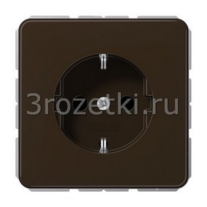 3rozetki.ru - Jung - [CD1520BFBR] SCHUKO®-розетка 16 A / 250 B ~, Термопласт (ударопрочный) блестящий, коричневый.