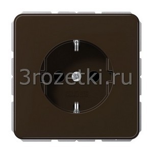 3rozetki.ru - Jung - [CD1520BFKIBR] SCHUKO®-розетка 16 A / 250 B ~, Термопласт (ударопрочный) блестящий, коричневый.