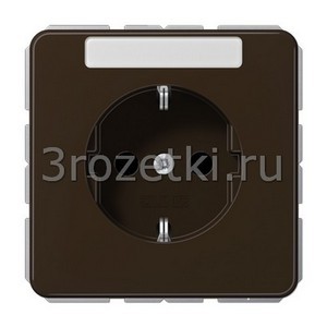 3rozetki.ru - Jung - [CD1520BFKINABR] SCHUKO®-розетка 16 A / 250 B ~, Термопласт (ударопрочный) блестящий, коричневый.