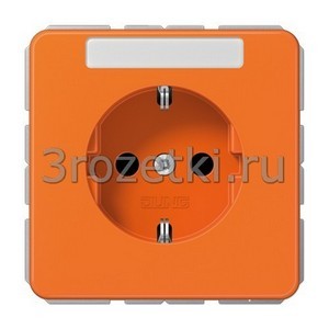 3rozetki.ru - Jung - [CD1520BFKINAO] SCHUKO®-розетка 16 A / 250 B ~, Термопласт (ударопрочный) блестящий, оранжевый.