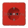 [CD1520BFKIRT] SCHUKO®-розетка 16 A / 250 B ~, Термопласт (ударопрочный) блестящий, красный <Jung>