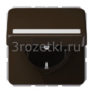 3rozetki.ru - Jung - [CD1520BFNAKLBR] SCHUKO®-розетка 16 A / 250 B ~, Термопласт (ударопрочный) блестящий, коричневый.