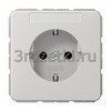 [CD1520BFNALG] SCHUKO®-розетка 16 A / 250 B ~, Термопласт (ударопрочный) блестящий, светло-серый <Jung>