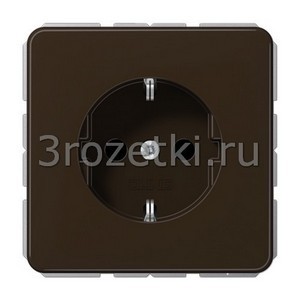 3rozetki.ru - Jung - [CD1521BFBR] SCHUKO®-розетка 16 A / 250 B ~, Термопласт (ударопрочный) блестящий, коричневый.