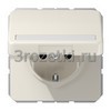 [CD1521BFNAKL] SCHUKO®-розетка 16 A / 250 B ~, Термопласт (ударопрочный) блестящий, слоновая кость <Jung>