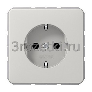 3rozetki.ru - Jung - [CD1521LG] SCHUKO®-розетка 16 A / 250 B ~, Блестящий дуропласт (устойчив к механическим повреждениям), светло-с.