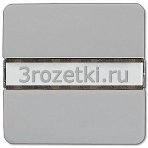 3rozetki.ru - Jung - [CD2071NABSGR] KNX кнопочный сенсор, 1 группа, Термопласт (ударопрочный) блестящий, серый.