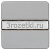 [CD2071NABSGR] KNX кнопочный сенсор, 1 группа, Термопласт (ударопрочный) блестящий, серый <Jung>