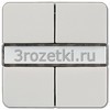 [CD2072NABSLG] KNX кнопочный сенсор, 2 группы, Термопласт (ударопрочный) блестящий, светло-серый <Jung>