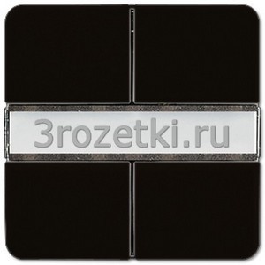 3rozetki.ru - Jung - [CD2072NABSSW] KNX кнопочный сенсор, 2 группы, Термопласт (ударопрочный) блестящий, чёрный.