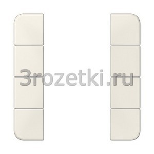 3rozetki.ru - Jung - [CD504TSA] Набор накладок 4 группы, Термопласт (ударопрочный) блестящий, слоновая кость.