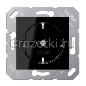 3rozetki.ru - Jung - [CD5121BFSW] SCHUKO®-розетка 16 A / 250 B ~ для откидной крышки.