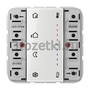 3rozetki.ru - Jung - [CD5178TSM] KNX комнатный контроллер, 2 группы.