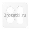 [CD525.252WW] Крышка для Zettler VarioLine, серия 125.xxx, для серии CD, белый <Jung>