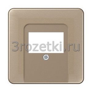 3rozetki.ru - Jung - [CD569TGB] Kрышка, Металлическое исполнение (анодированный алюминий), золотая бронза.