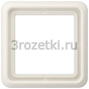 3rozetki.ru - Jung - [CD581W] Рамка, Блестящий дуропласт (устойчив к механическим повреждениям), 1-ная.