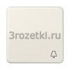 [CD590BFK] Клавиша с символом «звонок», Термопласт (ударопрочный) блестящий, слоновая кость <Jung>