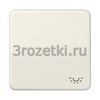 [CD590BFL] Клавиша с символом «освещение», Термопласт (ударопрочный) блестящий, слоновая кость <Jung>