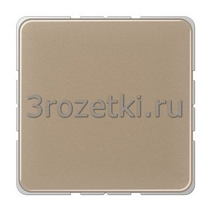 3rozetki.ru - Jung - [CD594-0GB] Крышка без отверстий (фиксация защёлкиванием), Металлическое исполнение (анодированный алюминий), зо.