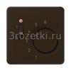 [CDTR231PLBR] Крышка для регуляторов температуры воздуха помещений TR 231 U и TR 241 U, коричневая <Jung>