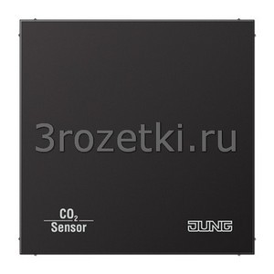 3rozetki.ru - Jung - [CO2AL2178D] KNX Датчик CO2, Металлическое исполнение, dark (лакиров. алюминий).