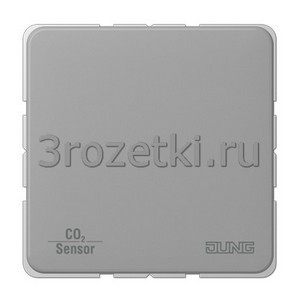 3rozetki.ru - Jung - [CO2CD2178GR] KNX Датчик CO2, Блестящий дуропласт (устойчив к механическим повреждениям), серый.