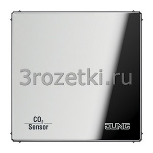 3rozetki.ru - Jung - [CO2GCR2178] KNX Датчик CO2, Металлическое исполнение, хром.