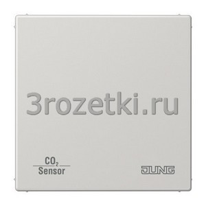 3rozetki.ru - Jung - [CO2LS2178LG] KNX Датчик CO2, Блестящий дуропласт (устойчив к механическим повреждениям), светло-серый.