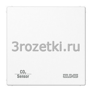 3rozetki.ru - Jung - [CO2LS2178WW] KNX Датчик CO2, Блестящий дуропласт (устойчив к механическим повреждениям), белый.