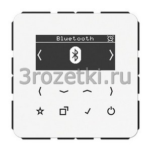 3rozetki.ru - Jung - [DABCDBTWW] Цифровое радио DAB + с поддержкой Bluetooth.