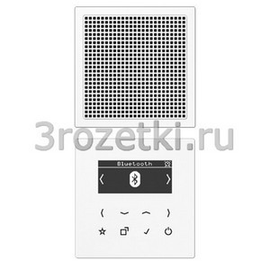 3rozetki.ru - Jung - [DABLS1BTWW] Цифровое радио DAB + с поддержкой Bluetooth.