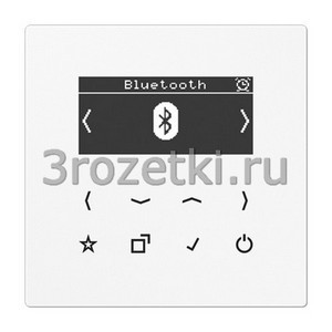 3rozetki.ru - Jung - [DABLSBTWW] Цифровое радио DAB + с поддержкой Bluetooth.