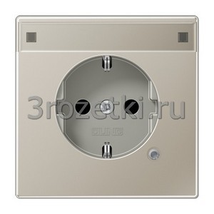 3rozetki.ru - Jung - [ES1520NAKO] Штепсельная розетка SCHUKO 16A 250V~ полем для надписи и индикацией.