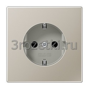 3rozetki.ru - Jung - [ES1521KI] SCHUKO®-розетка 16 A / 250 B ~, Металлическое исполнение, нержавеющая сталь.