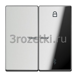 3rozetki.ru - Jung - [GCR1751BT] Таймер универсальный Bluetooth, Металлическое исполнение, хром.